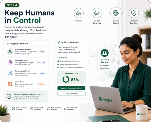 Step 4: Keep Humans in Control