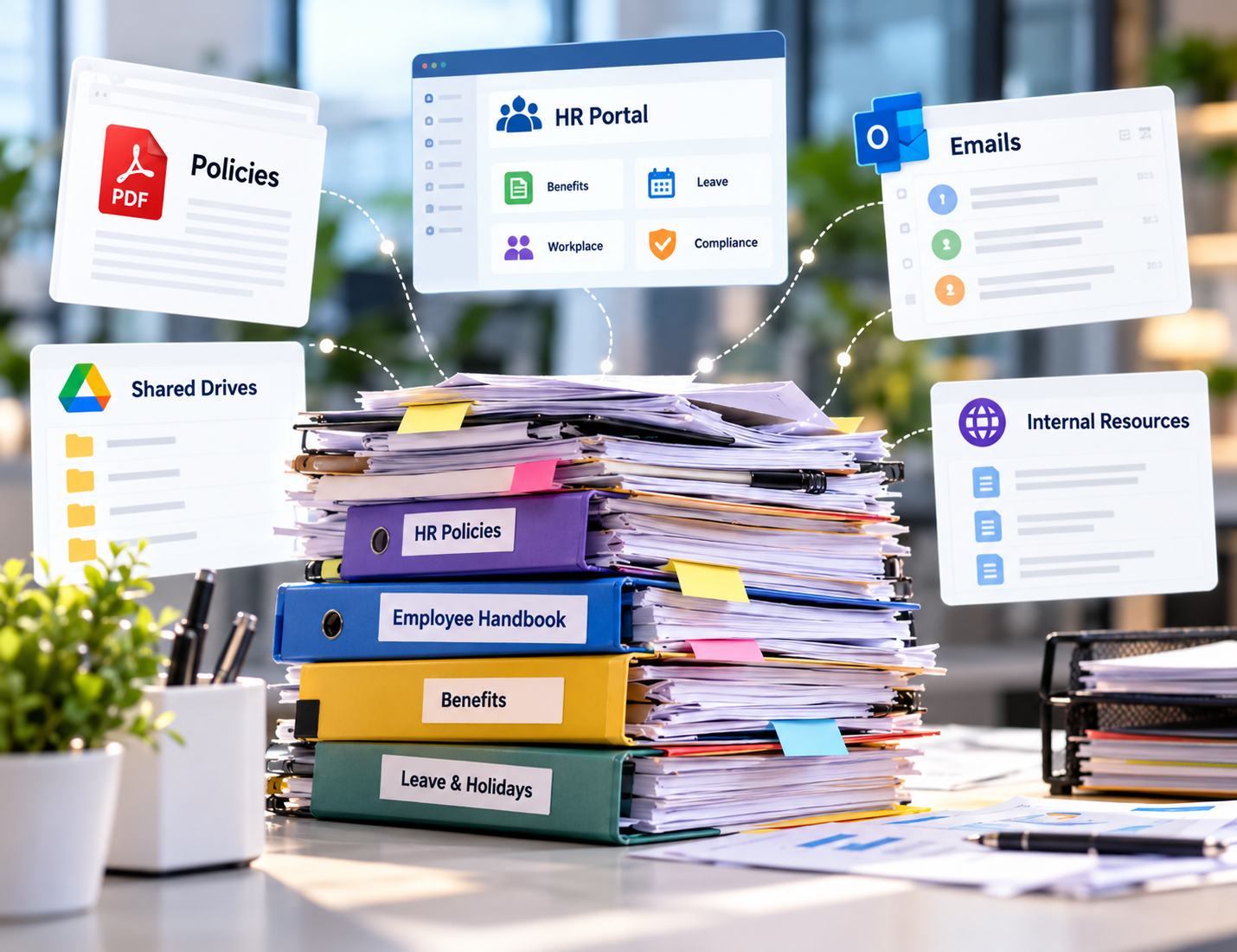 Information Gets Scattered