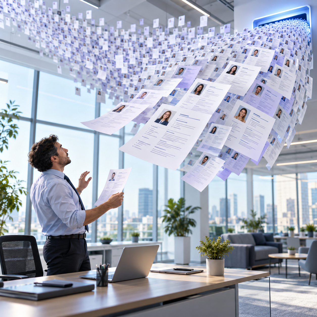 Resume Volumes Scale Exponentially
