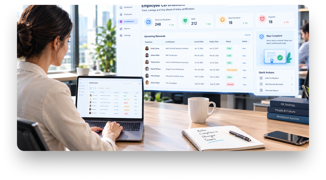 Certification Tracking — HRCRM AI
