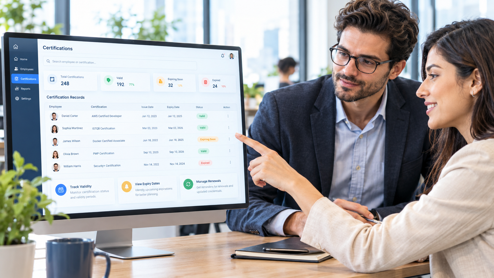 Centralized Certification Records