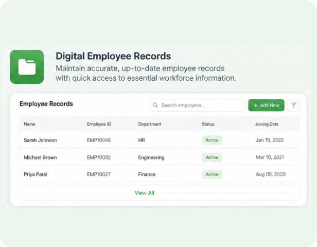 Digital Employee Records