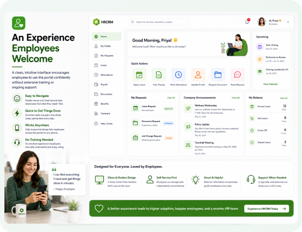 An Experience Employees Welcome
