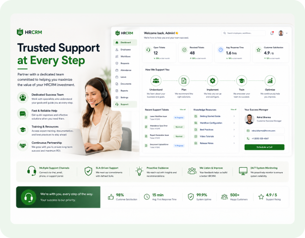 Trusted Support at Every Step