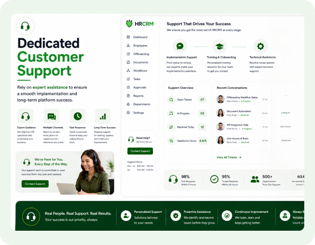 Dedicated Customer Support