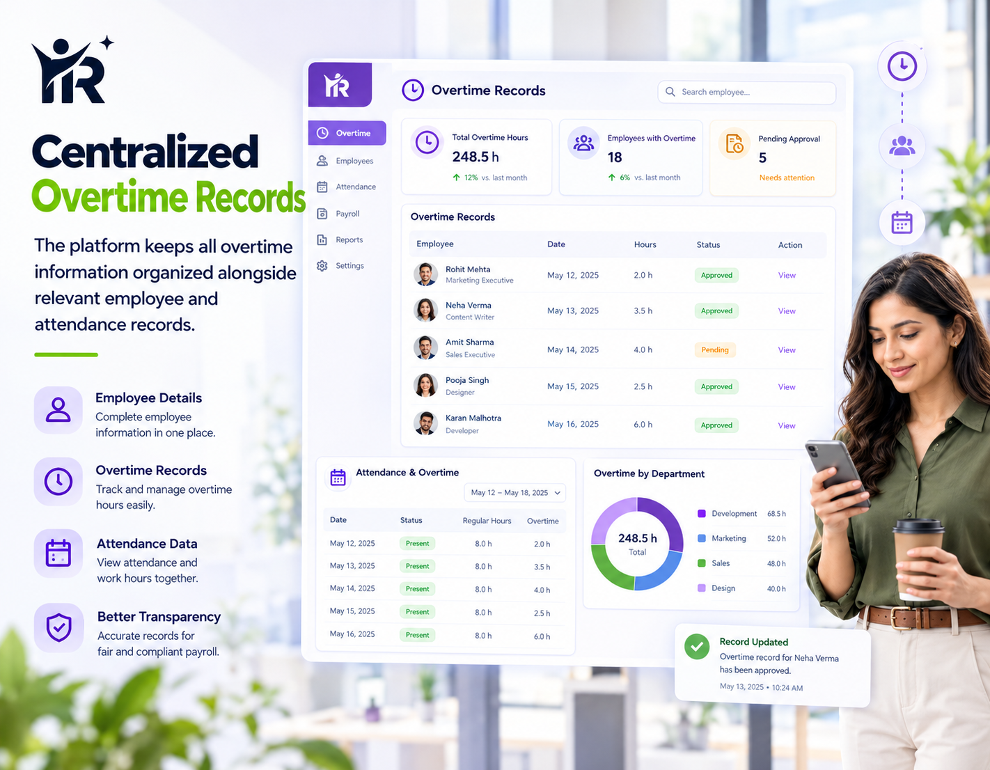 Centralized Overtime Records
