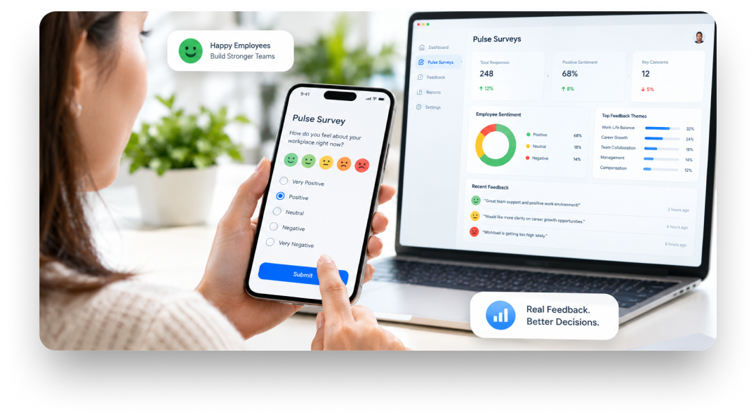 Pulse Surveys — HRCRM AI