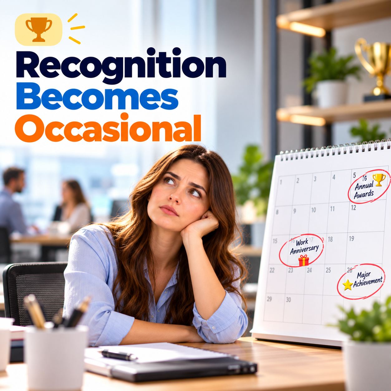 Recognition Becomes Occasional