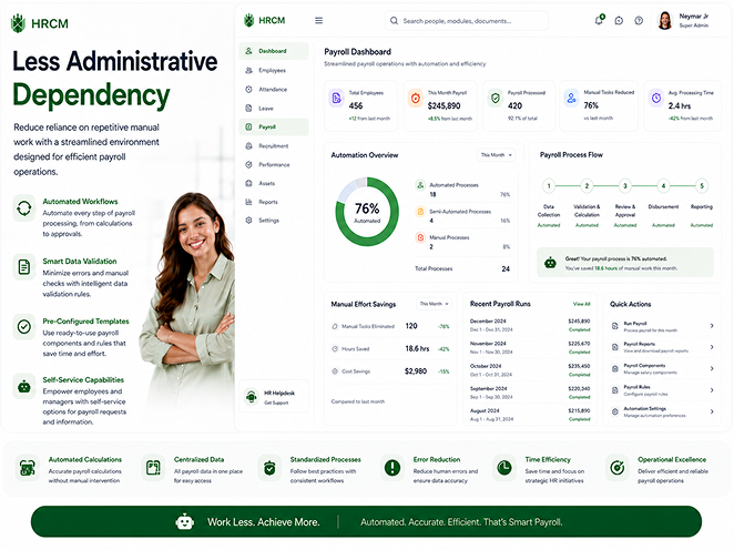 Less Administrative Dependency