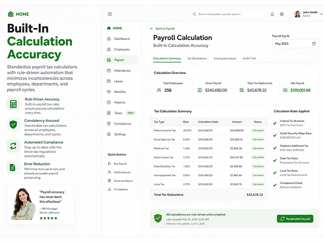 Built-In Calculation Accuracy